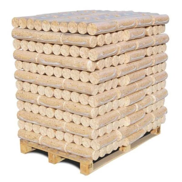 nadelholzbriketts-rund-ohne-loch-960kg-palette Nadelholzbriketts rund, ohne Loch 960kg Palette